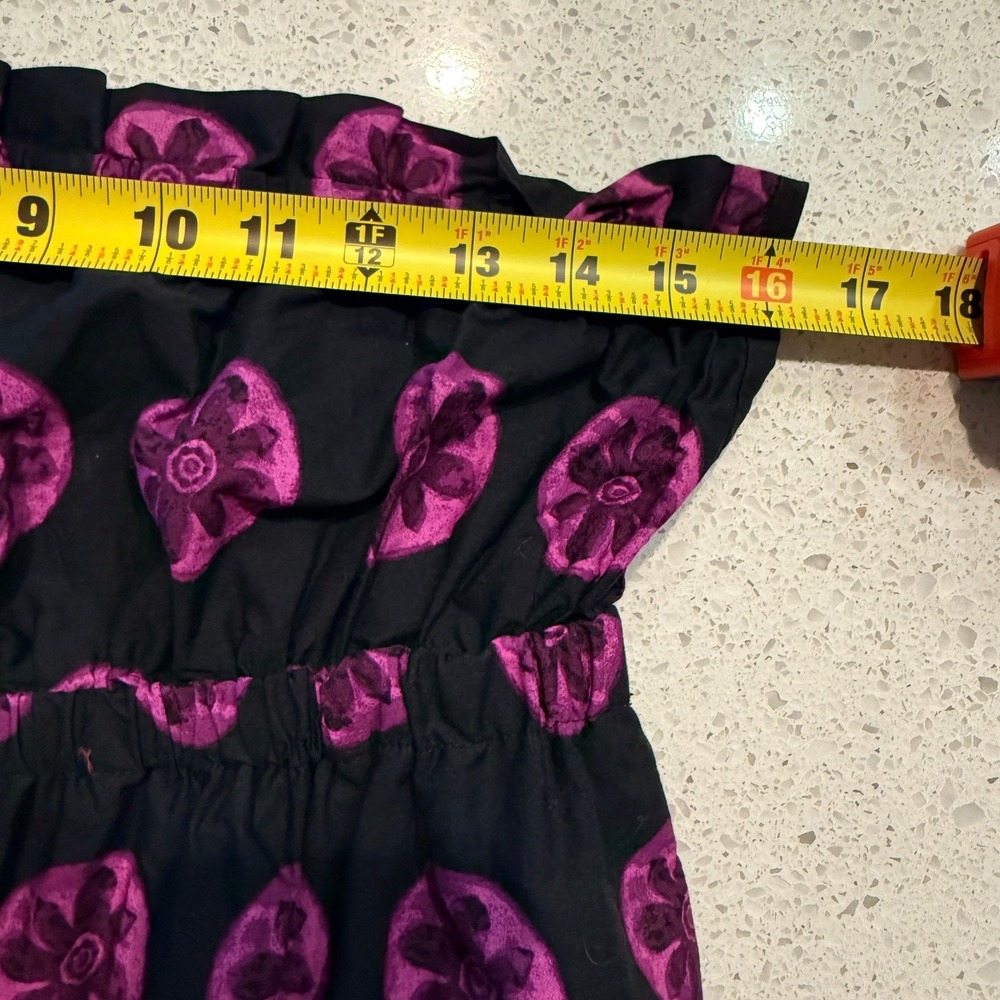 Free People Leanna Tropical Medallion Tube Maxi Dress, Black Purple,M - Picture 11 of 12